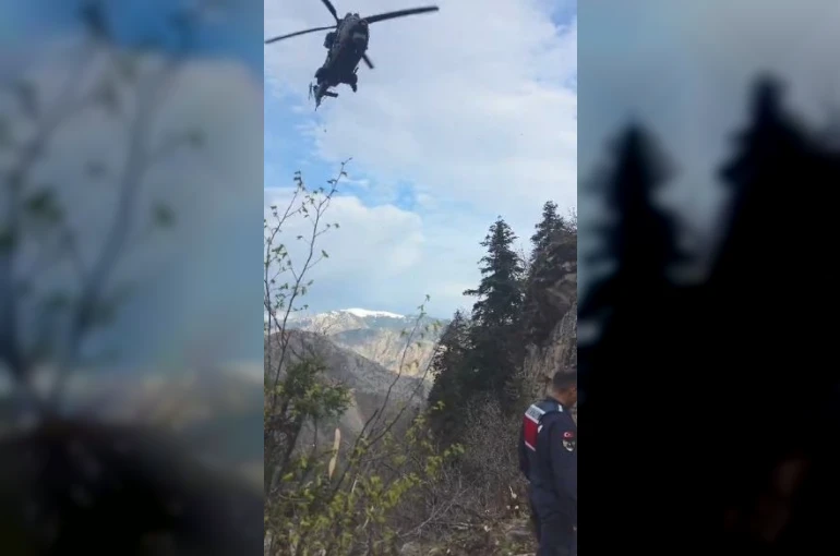 Artvin’de yaylada düşerek yaralanan vatandaş helikopterle kurtarıldı