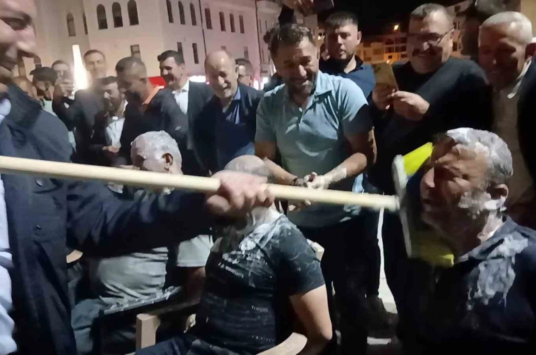 Asırlık gelenek damadın yakınlarına zor anlar yaşattı 
