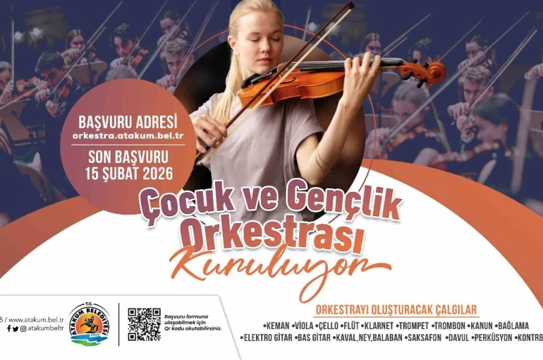 Atakum’da Çocuk ve Gençlik Orkestrası kuruluyor
