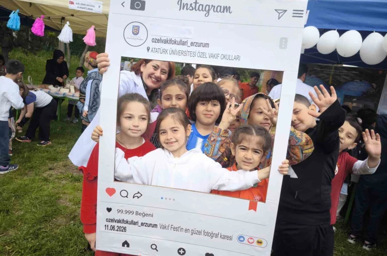 Atatürk Üniversitesi özel vakıf okullarında "VakıfFest" coşkusu: Bilim, sanat ve teknoloji aynı çatı altında buluştu