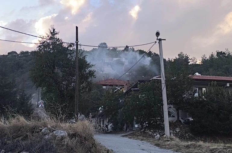 Ateşle yapılan temizlik yangına neden oldu