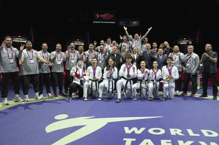 Avrupa Taekwondo Şampiyonası ilk gününde 6 madalya