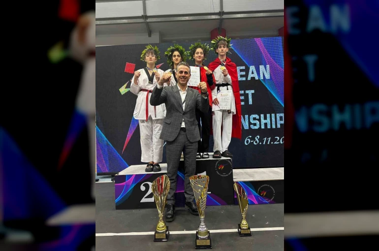 Avrupa Yıldızlar Taekwondo Şampiyonası’nda Türkiye şampiyon oldu