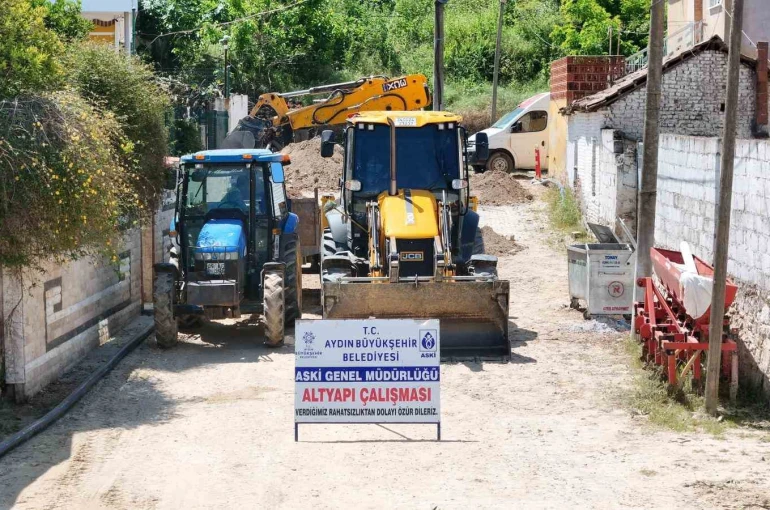Aydın Büyükşehir Belediyesi’nden Koçarlı’ya altyapı yatırımı