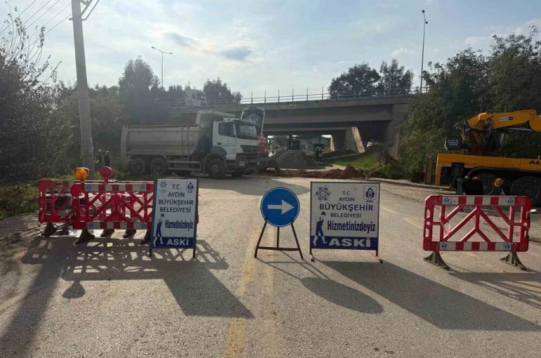 Aydın Büyükşehir Zeybek Mahallesi’nde alt yapı çalışması gerçekleştirdi