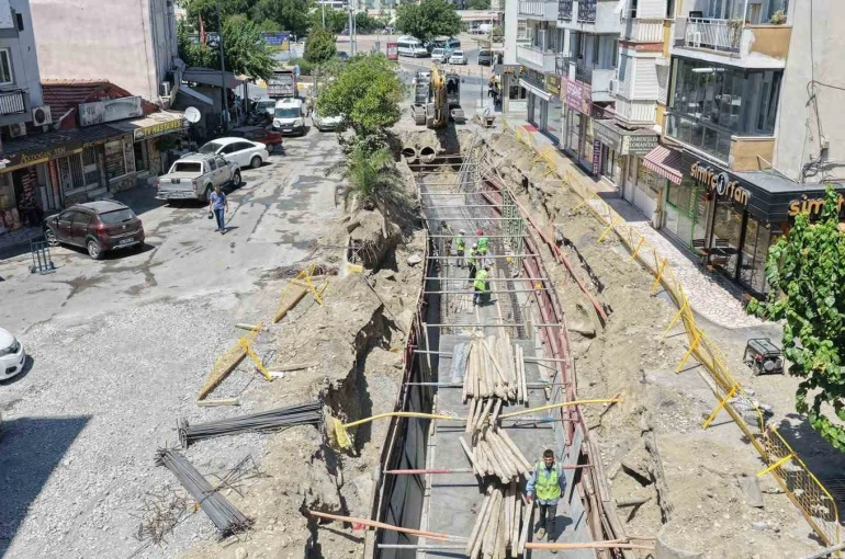 Aydın Büyükşehir’den Söke’de altyapı yatırımı