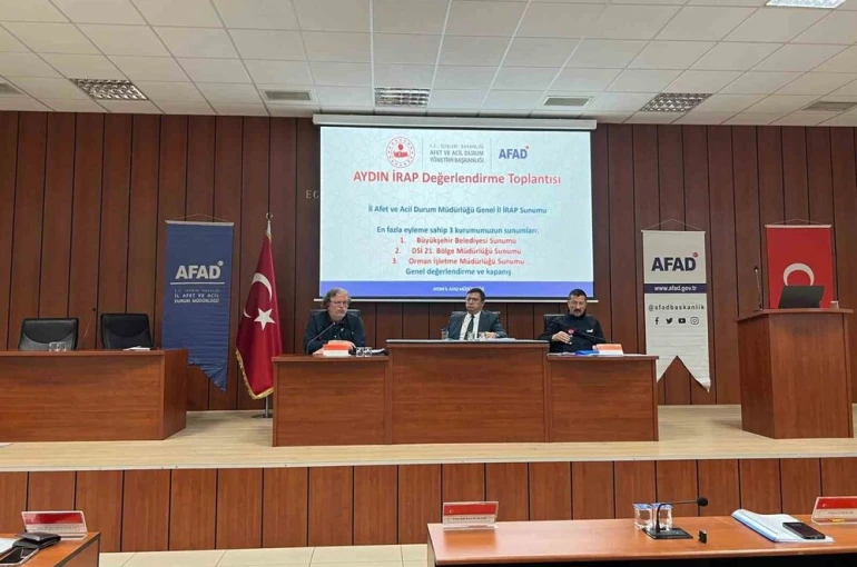 Aydın İl Afet ve Risk Azaltma Planı İzleme ve Değerlendirme Toplantısı yapıldı