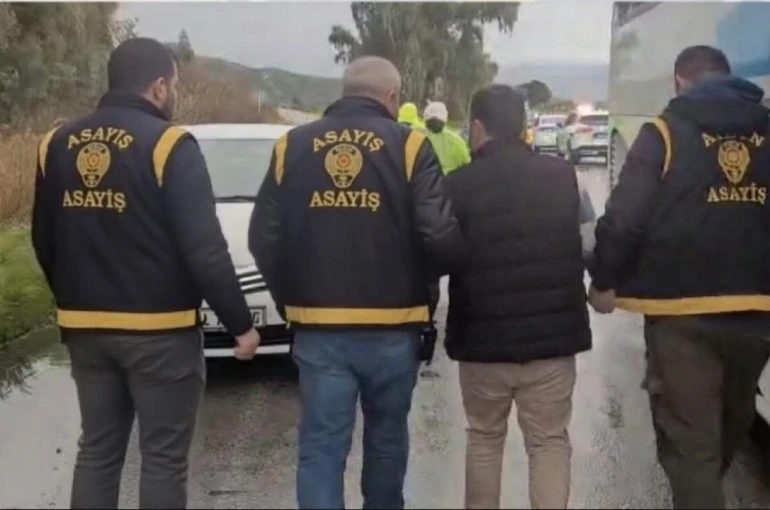 Aydın’a gelmek istedi otobüste yakalandı