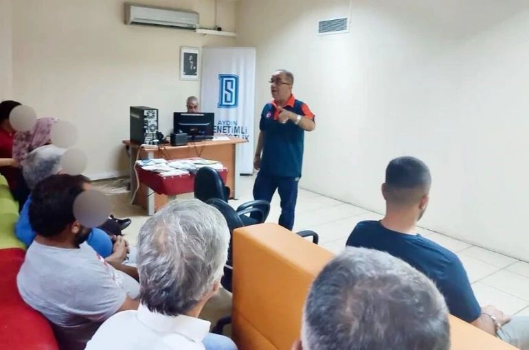 Aydın’da Denetimli Serbestlik yükümlülerine afet farkındalık eğitimi