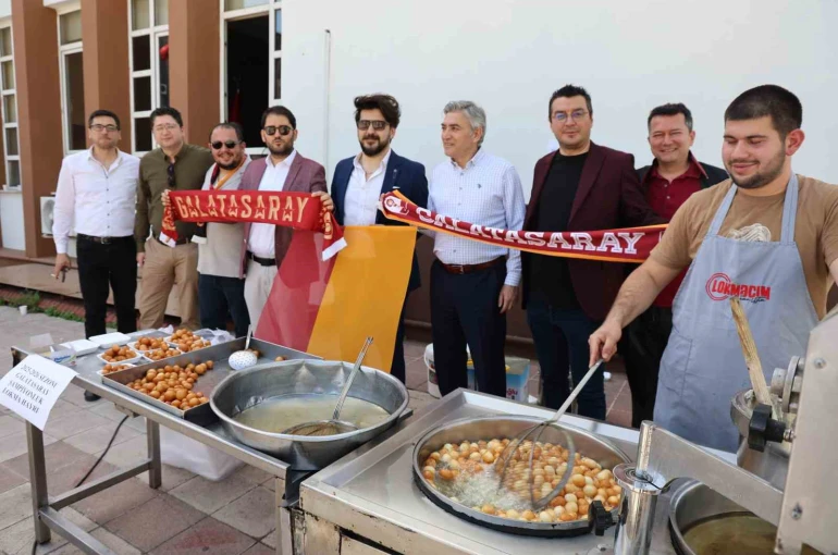 Aydın’da Galatasaraylı avukatlar, şampiyonluk lokması döktürdü