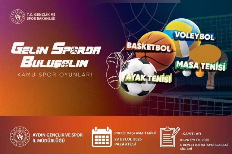 Aydın’da Kamu Spor Oyunları başlıyor