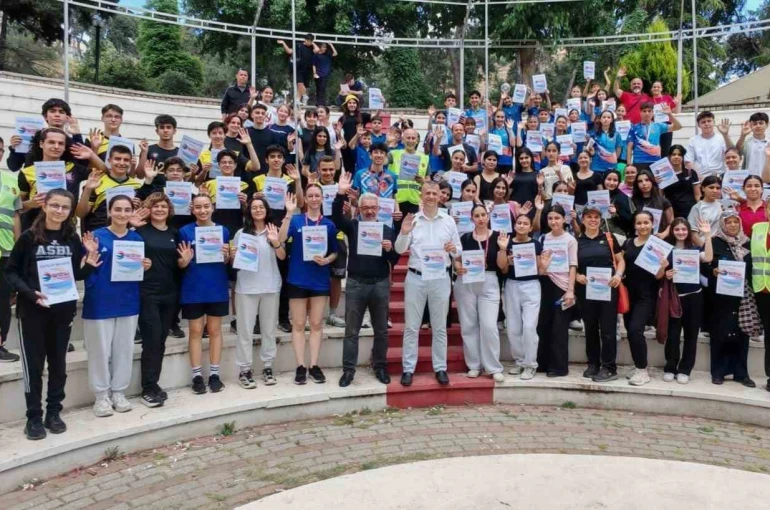 Aydın’da oryantiring heyecanı Pınarbaşı’nda yaşandı