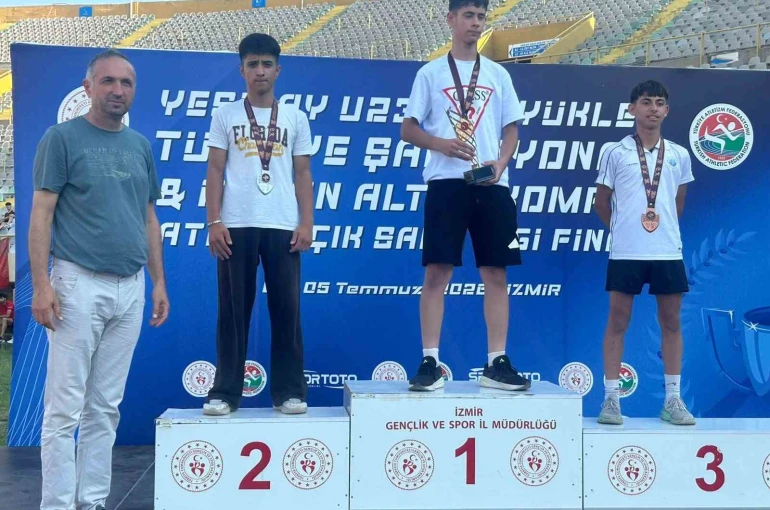 Aydınlı atlet Şirin Türkiye ikincisi oldu