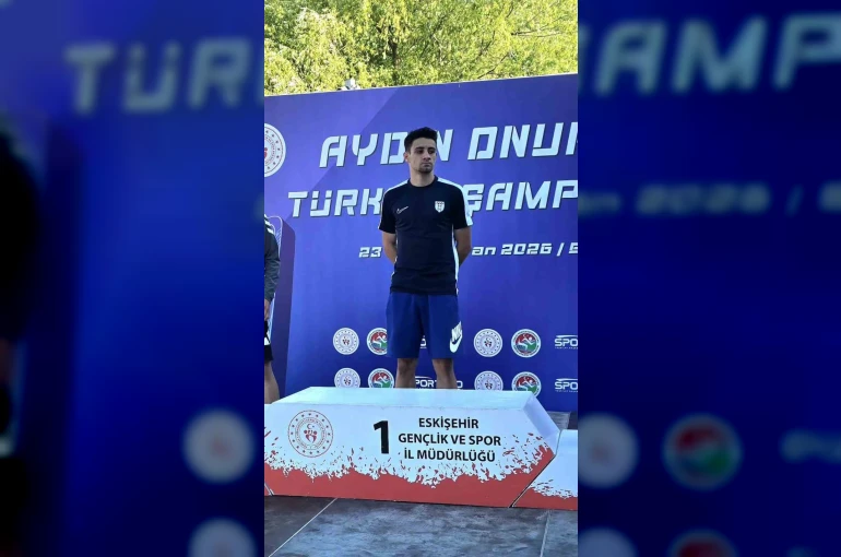Aydınlı milli atlet Türkiye şampiyonu oldu