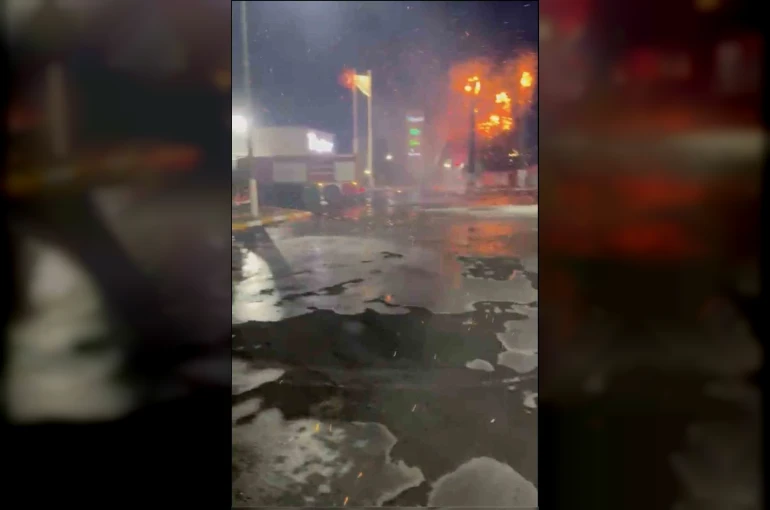 Ayvalık’ta fabrika arazisinde yangın paniği