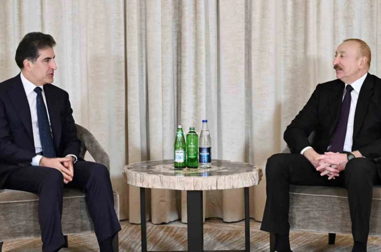Azerbaycan Cumhurbaşkanı Aliyev, IKBY Başkanı Barzani ile Münih’te görüştü