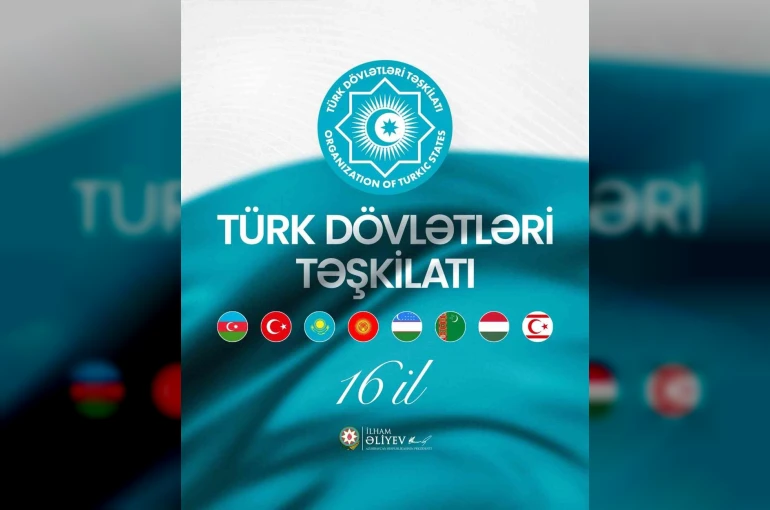 Azerbaycan Cumhurbaşkanı Aliyev, TDT’nin 16. yıl dönümünü kutladı