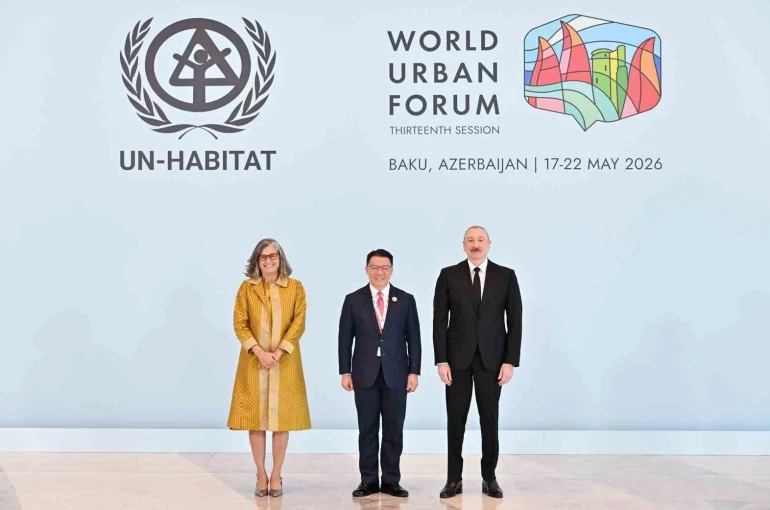 Azerbaycan’da düzenlenen 13’üncü Dünya Kentsel Forumu’nun resmi açılış töreni gerçekleştirildi