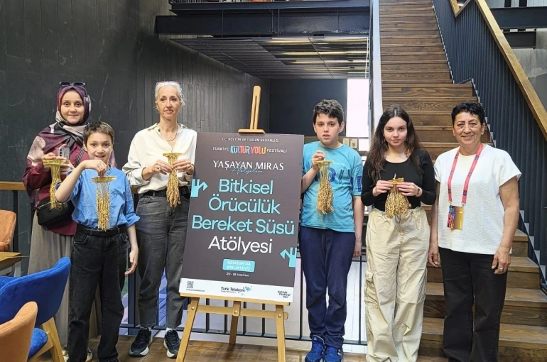 Bafra pirincinin başakları bereket süsü oldu