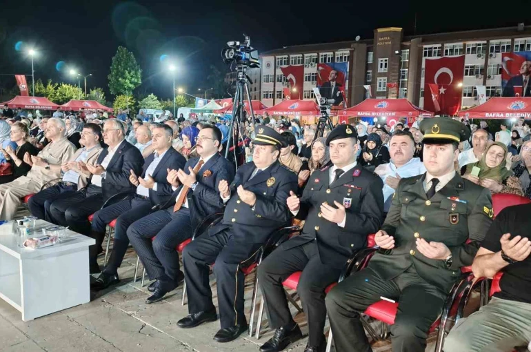 Bafra’da 15 Temmuz programında birlik ve kardeşlik vurgusu