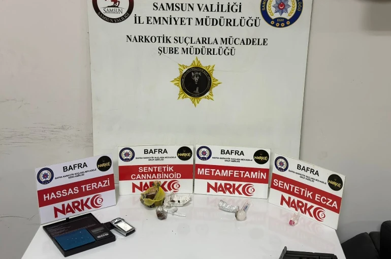Bafra’da uyuşturucu operasyonu: 2 kişi tutuklandı