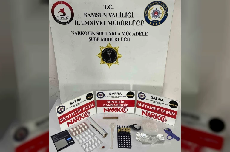 Bafra’da uyuşturucu operasyonu: 2 tutuklama