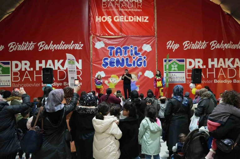 Bahçelievler’de çocuklara sömestr tatil şenliği
