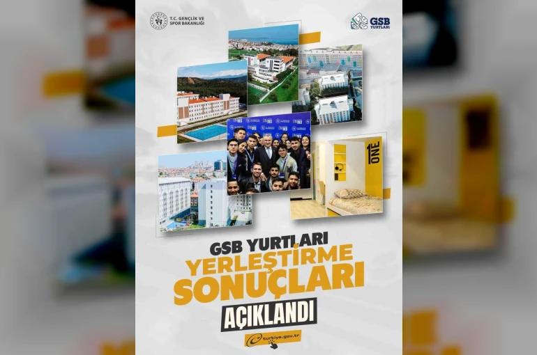 Bakan Bak: "GSB yurtları yerleştirme sonuçları açıklandı" 