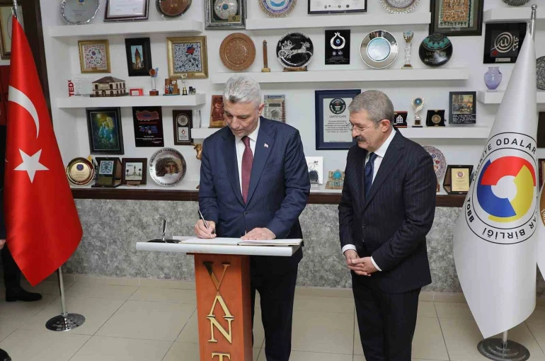 Bakan Bolat, Van TSO’da müjdeyi verdi