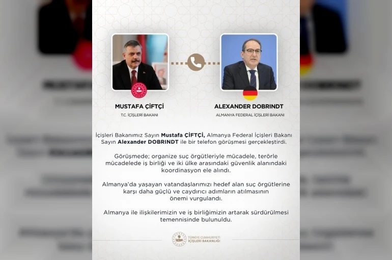 Bakan Çiftçi Alman mevkidaşı ile telefonda görüştü