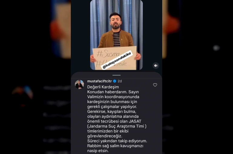 Bakan Çiftçi’den kardeşi kayıp vatandaşa yanıt: "Süreci yakından takip ediyorum"