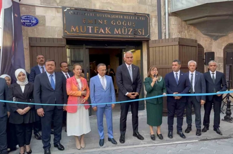 Bakan Ersoy, Gaziantep’te Mutfak Müzesi’nin açılışını yaptı