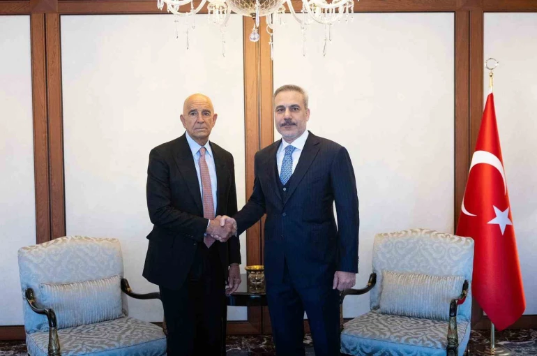 Bakan Fidan, ABD Suriye Temsilcisi Barrack’ı kabul etti