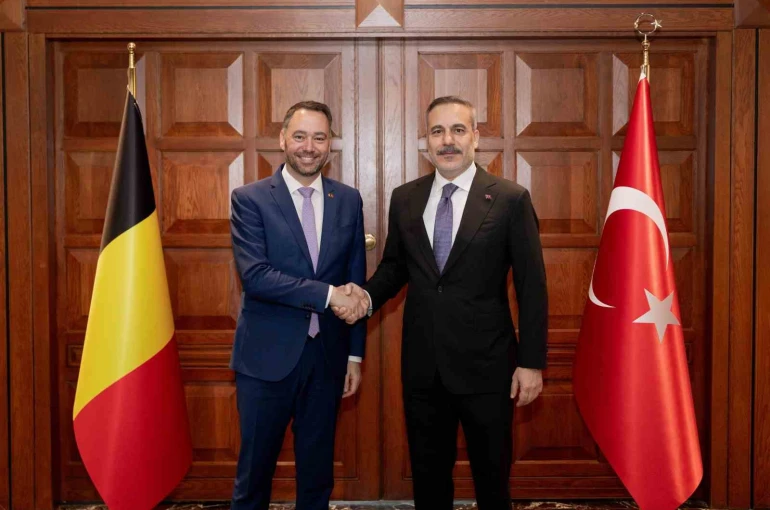 Bakan Fidan, Belçikalı mevkidaşı Prevot ile bir araya geldi