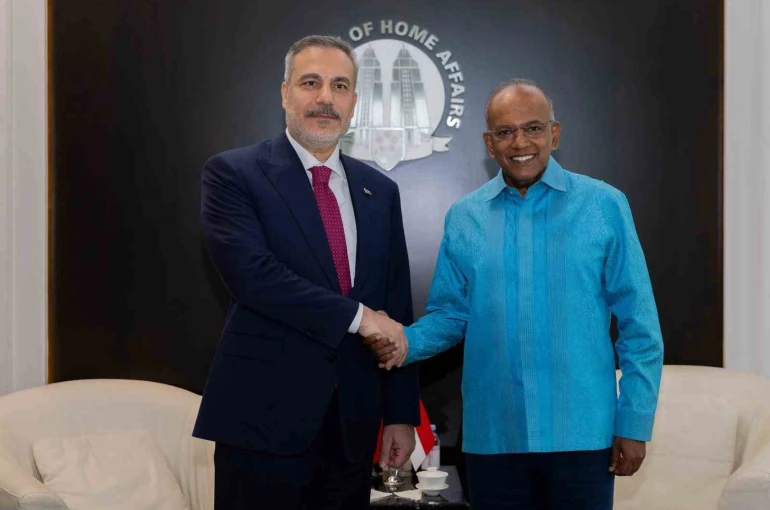 Bakan Fidan, İçişleri Bakanı ve Ulusal Güvenlikten Sorumlu Koordinatör Bakan Shanmugam’la görüştü