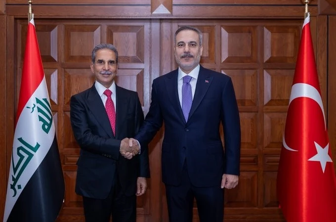 Bakan Fidan, Irak Yüksek Yargı Konseyi Başkanı Zeydan’ı kabul etti