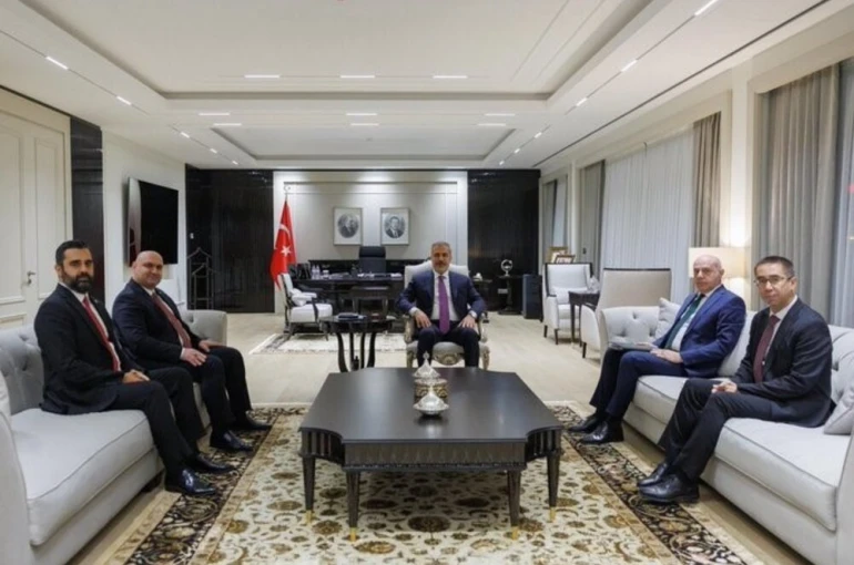 Bakan Fidan, ITC Başkanı Ağaoğlu’nu kabul etti
