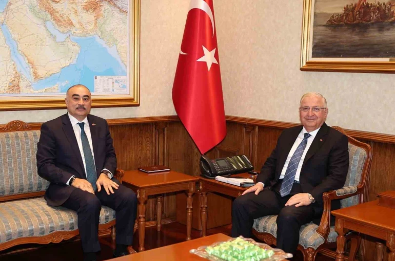Bakan Güler, Azerbaycan Büyükelçisi Memmedov’u kabul etti 