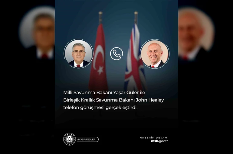 Bakan Güler, Birleşik Krallık Savunma Bakanı Healey ile görüştü