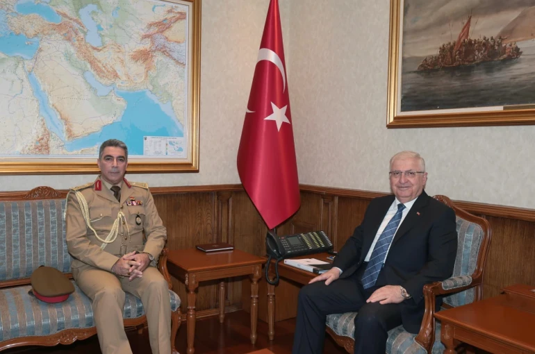 Bakan Güler, Irak’ın Ankara Askerî Ataşesi’ni kabul etti