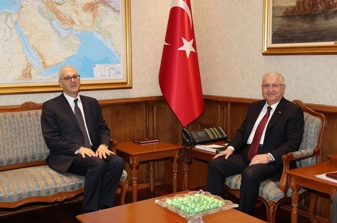 Bakan Güler, Mısır Büyükelçisi El Şeyh’i kabul etti