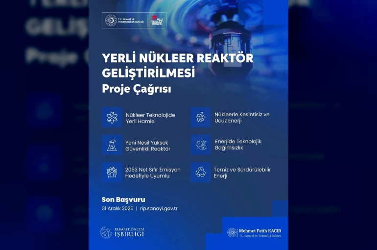 Bakan Kacır: "Nükleer enerji teknolojilerinde yeni bir adım atıyoruz"