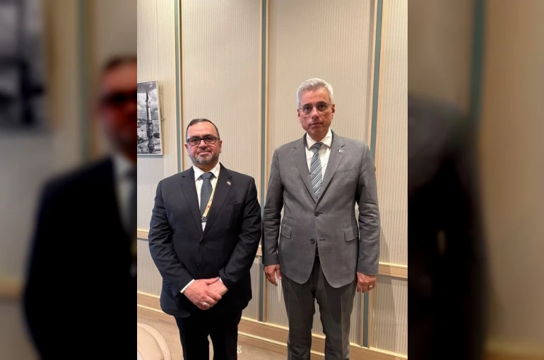 Bakan Memişoğlu, Iraklı mevkidaşı ile bir araya geldi