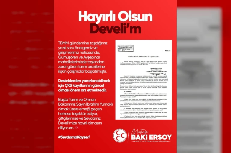 Baki Ersoy müjdeyi verdi: "Hayırlı olsun Develim"