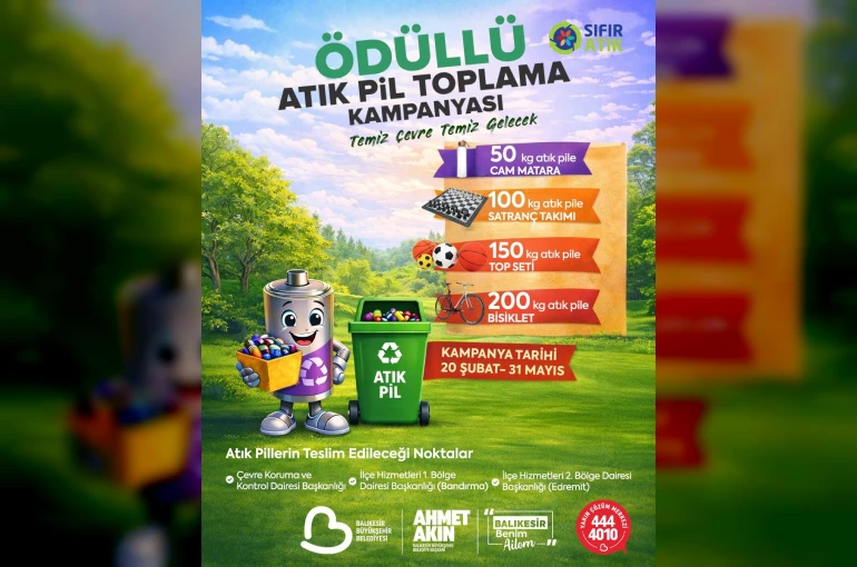 Balıkesir Büyükşehirden ödüllü "Sıfır Atık Projesi"