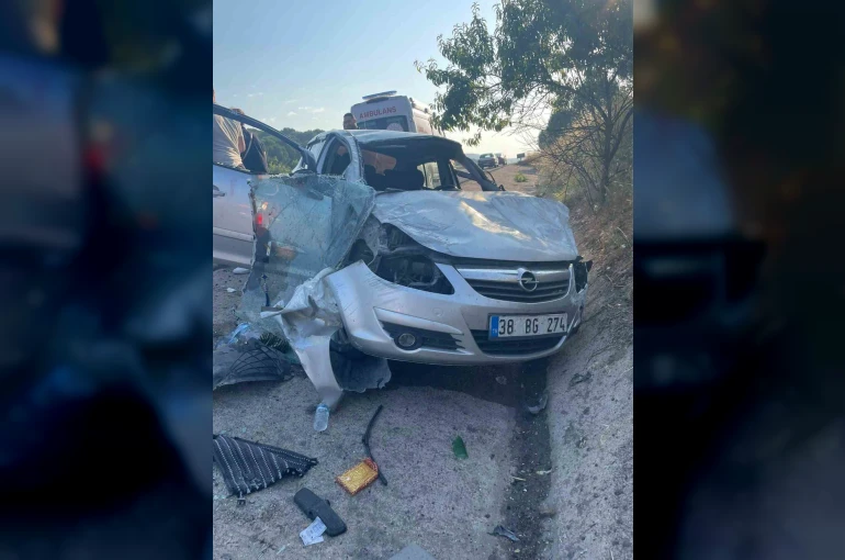 Balıkesir’de şarampole uçan otomobilde 1 kişi yaralandı