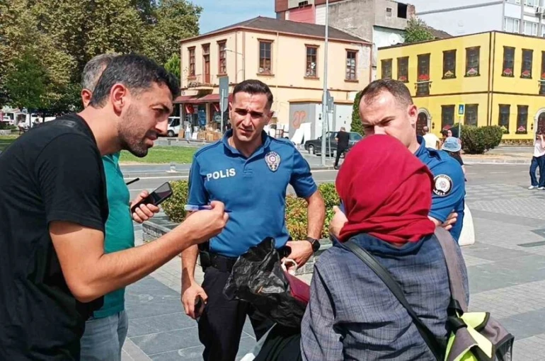 Bankta bırakılan çanta polisi alarma geçirdi