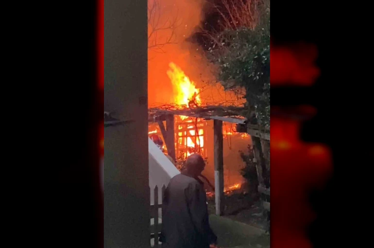 Bartın’da odunluk yangını paniğe neden oldu