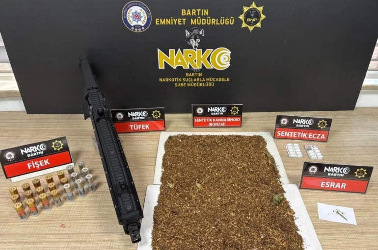 Bartın’daki uyuşturucu operasyonunda 6 tutuklama