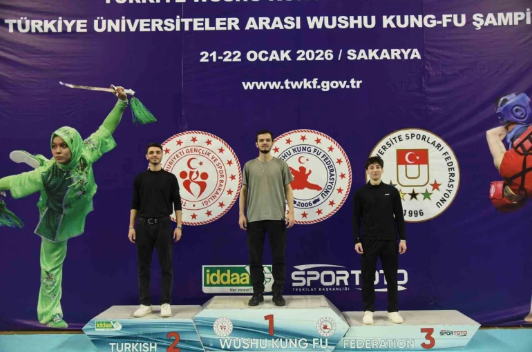 BARÜ’lü öğrencilerden Üniversiteler Arası Wushu Türkiye Şampiyonası’nda 3 madalya